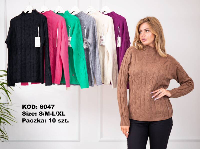 Swetry damskie Roz S/M-L/XL, Mix Kolor Paczka 10 szt